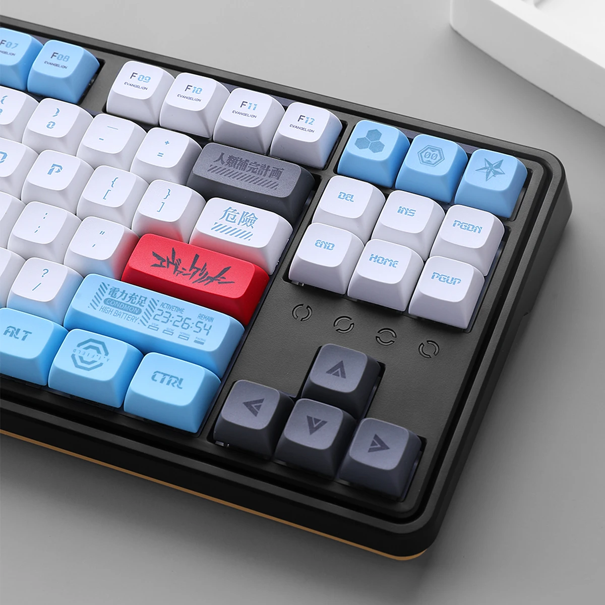 EVA Series XDA PBT Keycaps - 134 Piece ISO Layout Set with Dye-Sublimation