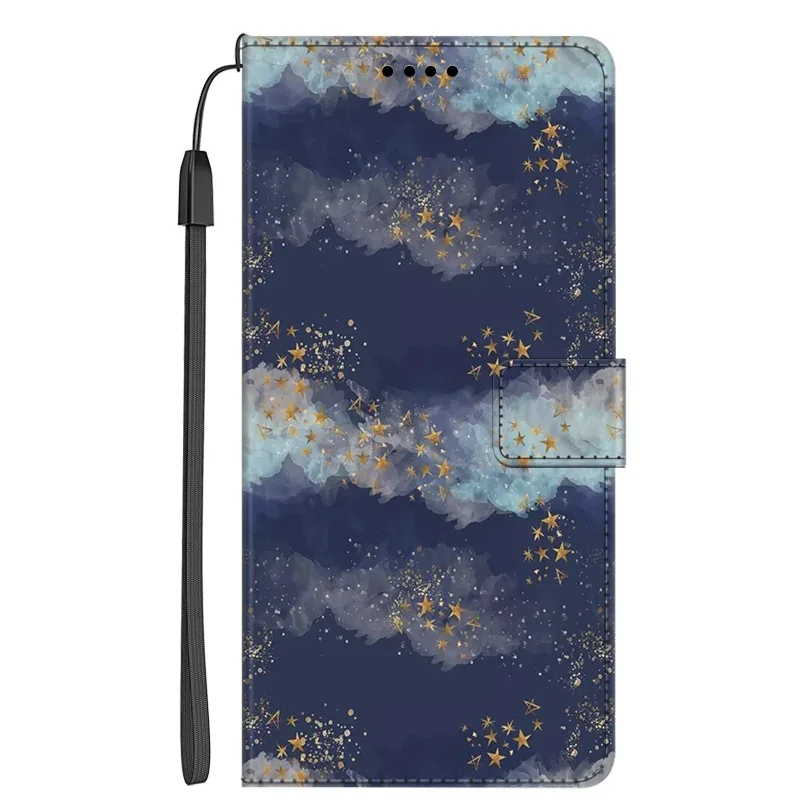 Elegant Marble Flip Leather Wallet Phone Case