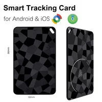 Smart Wallet Tracker Rechargeable Dual System Item Finder Compatible with Apple Find My & Android "Find Hub Device" APP