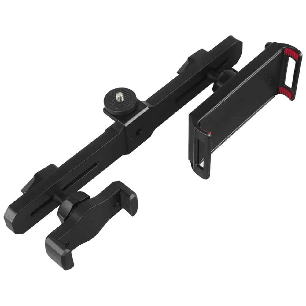 

Universal Microphone Stand Double Cell Phone Holder Tablet Clamp 1/4in Adapter 2 Double Cell Phone Clip Mount 360 Degree Rotat