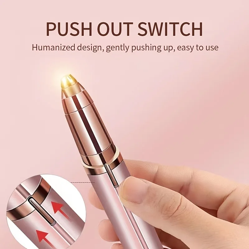 Eyebrow Trimmer for Women, Battery Eyebrow Hair Remover, Painless Electric Razor,Eye Brow and Face Epilator Hair Removal