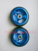 (2X )  4 inch Front Wheels Wheelchair Disabled Manual Sport Wheelchair 1