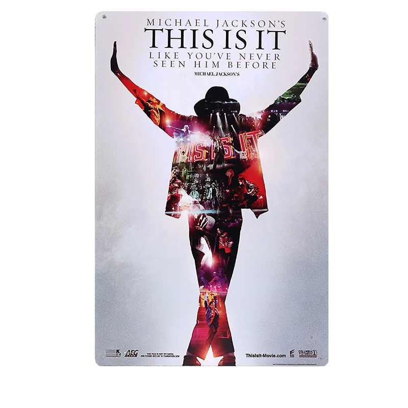 Retro Movie Clip Tin Signs Plate Music Film Posters Art Cafe Bar Vintage Metal Painting Wall Plaque Home Decor 20x30cm A127 Collectibles