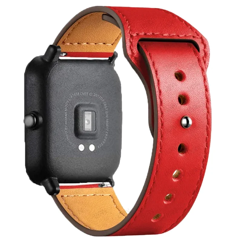 Cinturino In Pelle Da 20Mm/22Mm Per Amazfit Gts 4/3/2/2E/Gts 4-2 Mini/Gtr 42Mm/47Mm/Stratos 2 3 Bracciale Amazfit Gtr 4 2 3 Cinturini Professionali