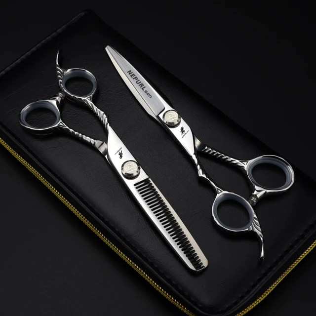 6 Univinlions Slide Cut Left Hand Hair Scissors Left Handed Hairdressing  Scissors Lefty Shears Left Handed Hair Cutting Shears - Hair Scissors -  AliExpress