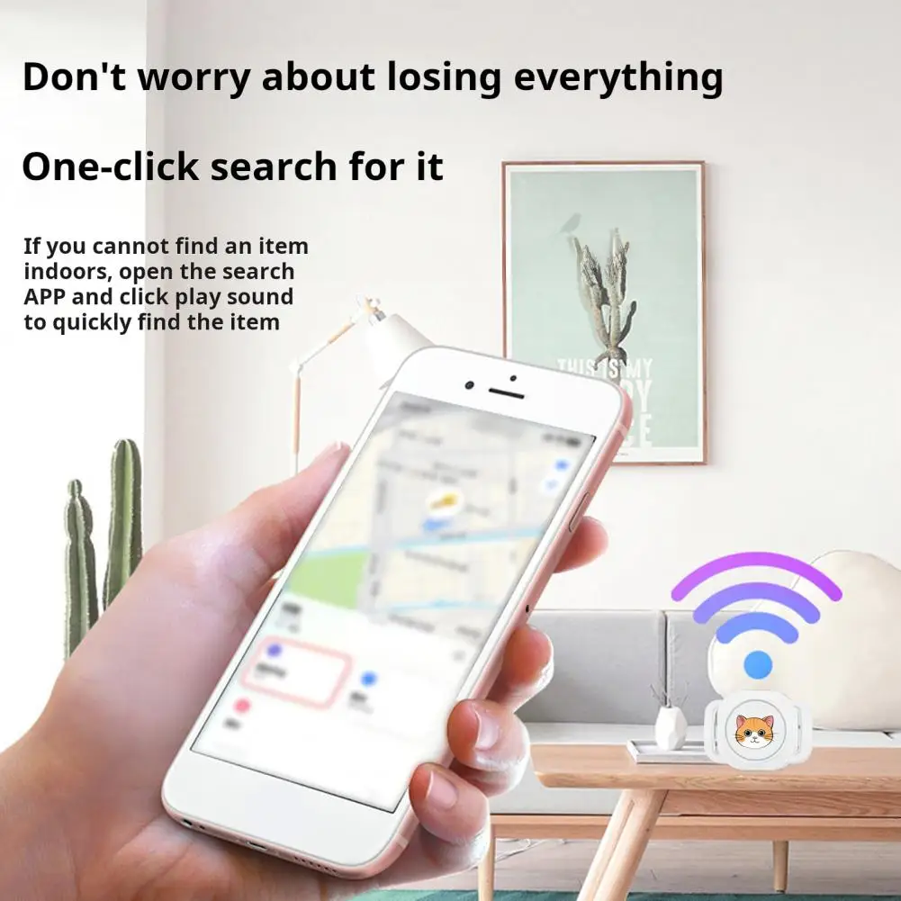 Anti-lost Pet GPS Tracker Easy to Control Real-Time Tracking Bluetooth-compatible Locator Global Tracking Device for iPhone