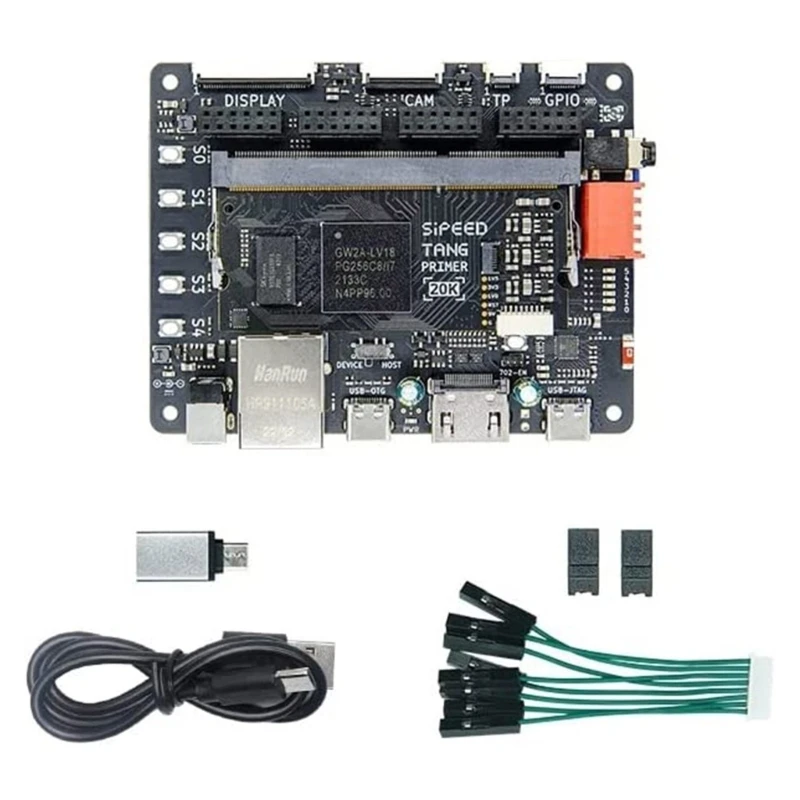 

Primer 20K FPGA Development Board MCU with LUT4 PMOD 4 for RISC-V Embedded GoAI- Board (with Dock ext-board) Dropship