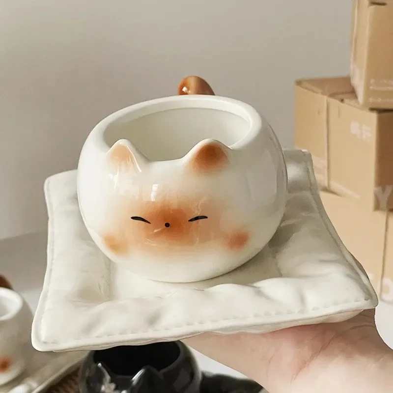 Cat Shaped Coffee Mug