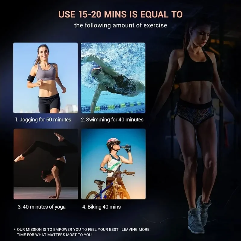 RF Radio Frequency Body Slimming Machine and Cellulite Massager EMS Belly Fat Burner LED Therapy Lose Weight Sculpting Machine