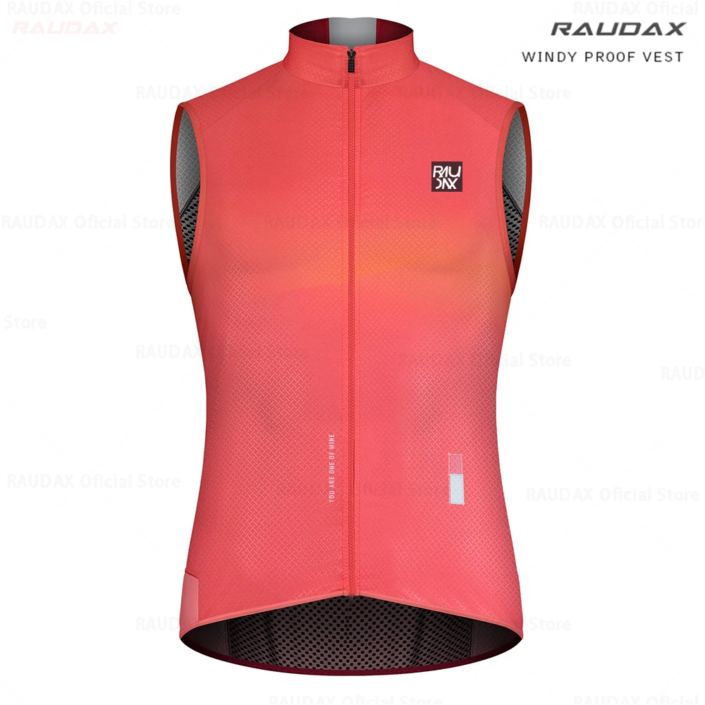 Raudax New Men Cycling Vest Wind Men 2024 Sleeveless Bicycle Gilet Lightweight Outdoor Windproof MTB Sports Wind Reflective Vest 6