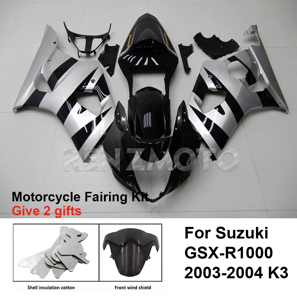 

For Suzuki GSX-R1000 2003-2004 K3 Fairing Motorcycle Set Body Kit Decoration Plastic Guard Plate Accessories Shell S1003-118a