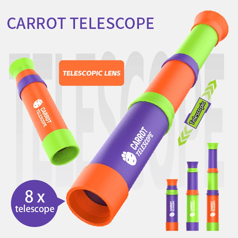 Telescopio Retrattile Telescopio Monoculare Portatile Telescopio Leggero Per Bambini Escursionismo All'Aperto Telescopio Da Campeggio Regali Per Bambi