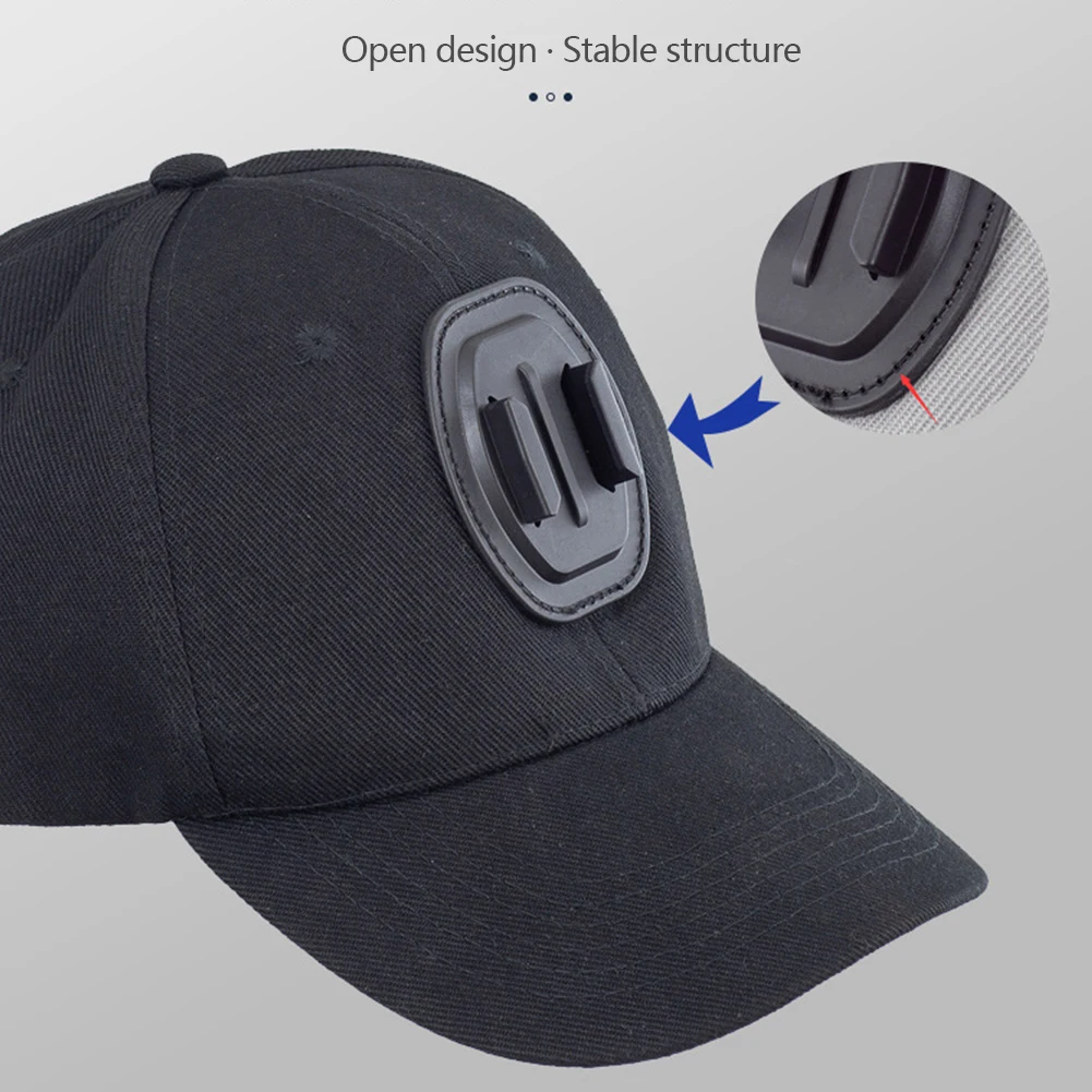 Sports Cameras Accessories Cap for Gopro|insta360|sjcam Camera Holder Hat Baseball Cap for Action Photography Easy Mount Sun Hat