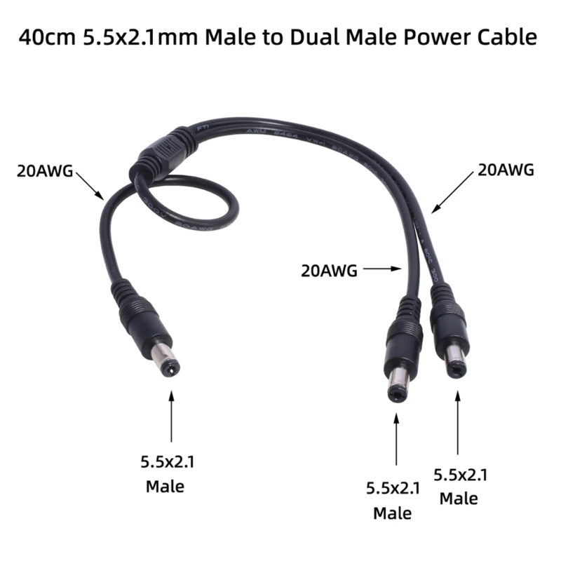 DC5.5 x 2.1mm Female jack to Type-C USB 3.1 Male Plug Micro usb male DC Power Connector Adapter DC to Type c male 10cm