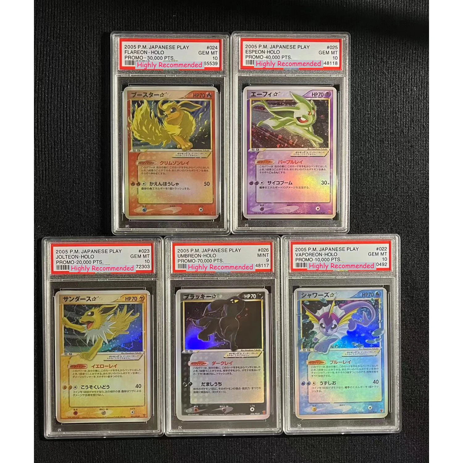 Diy Self Made PTCG Umbreon Gengar Lugia Copy Version 10Points Rating Card Charizard Collection Card Classic Anime Gift Toy