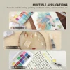 SeamiArt 20 24 36 48 60 Colors Pearlescent Solid Watercolor Set For Drawing Painting Writing Nail Art Creation Art Supplies 4
