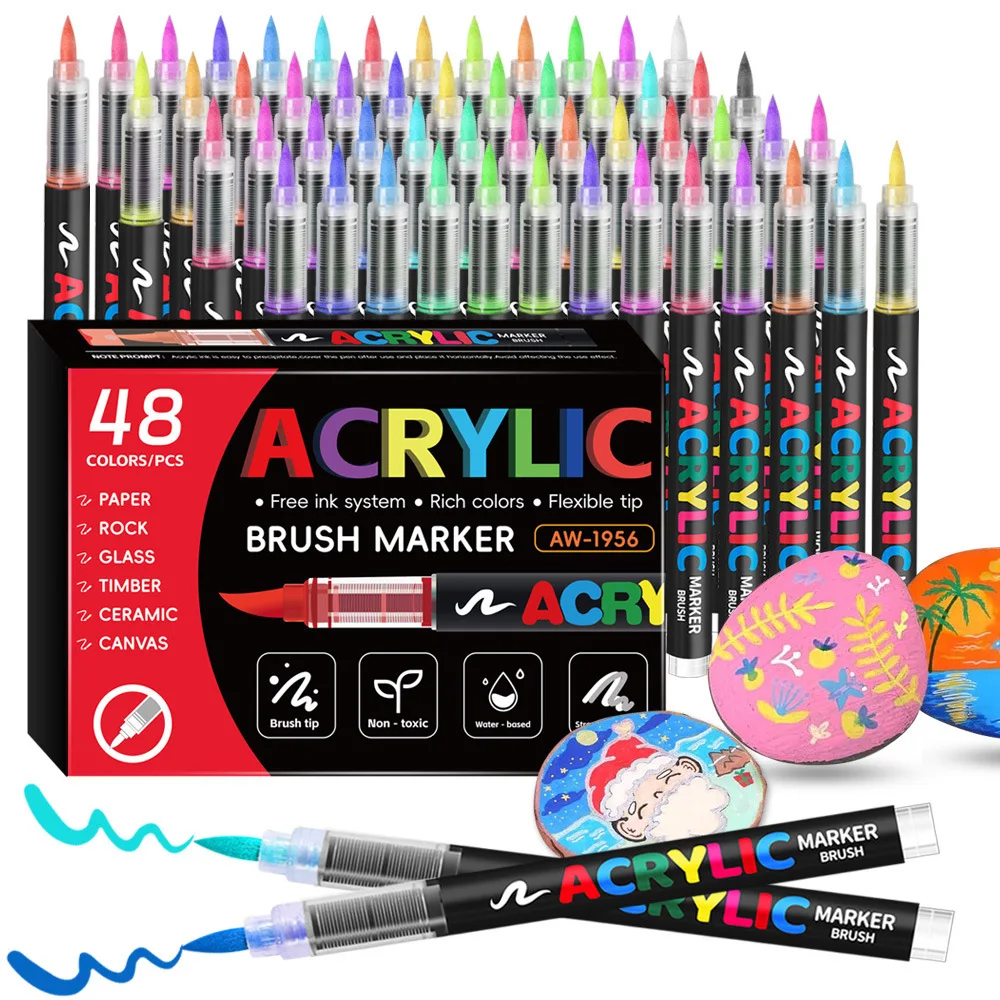 36-Color Acrylic Marker Pen Set 2