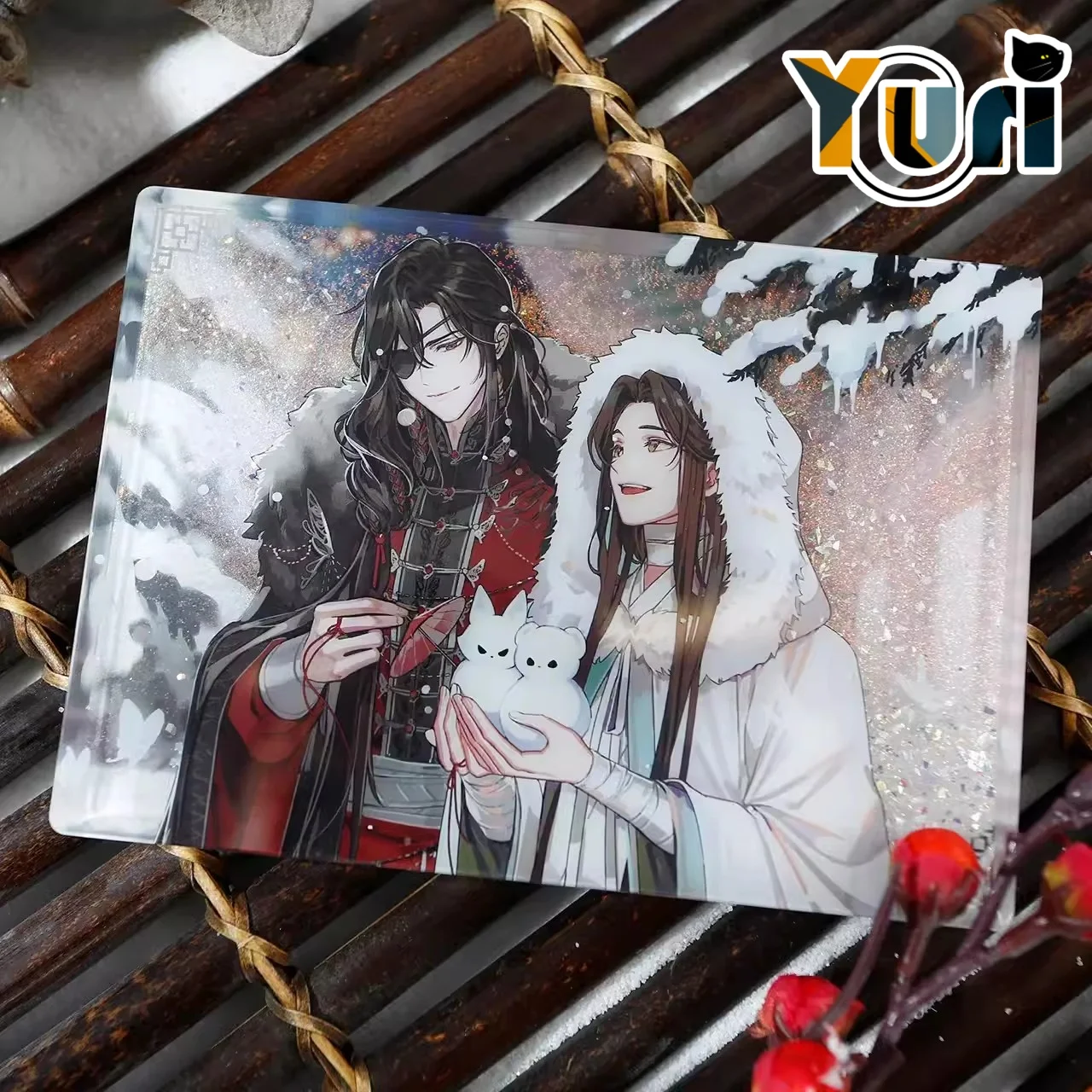 

Аниме Tian Guan Ci Fu TGCF Xie Lian Hua Cheng акриловая игра с зыбучим песком, милый подарок для косплея C