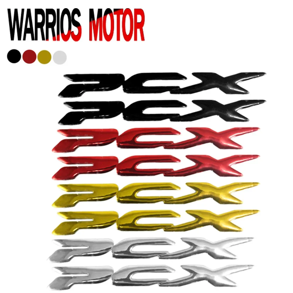 Motorcycle 3D logo badge flexible decal side sticker For Honda PCX125 PCX150 motorcycle accessories 2021 3d printer parts accessories d19 l25 aluminium flexible jaw shaft coupling3 4 5 8 6 35 8 10mm cnc stepper motor coupler encoders