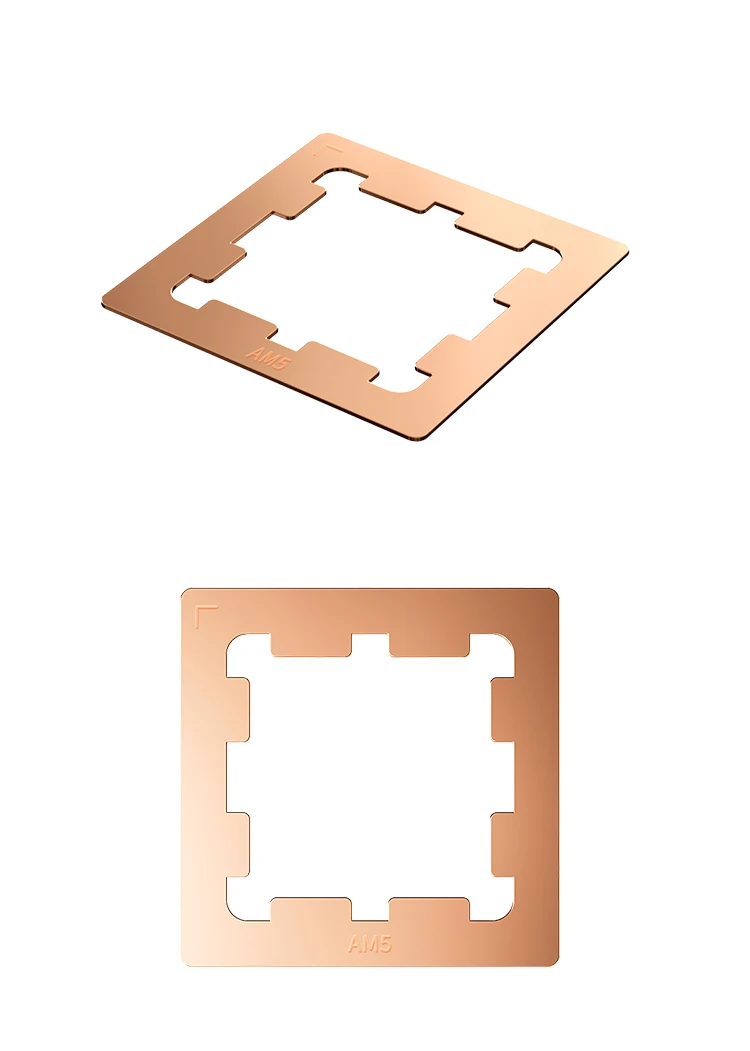 AM5 Thermal Paste Guard Chips Heat Dissipation Armor Cover Copper AMD For 7950X