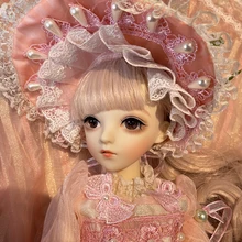 

60cm Height Girl Doll Toys 1/3 BJD Doll 18 Ball Joints Doll with Clothes Change Eyes Wigs Shoes Full Set Outfit Kids Toy