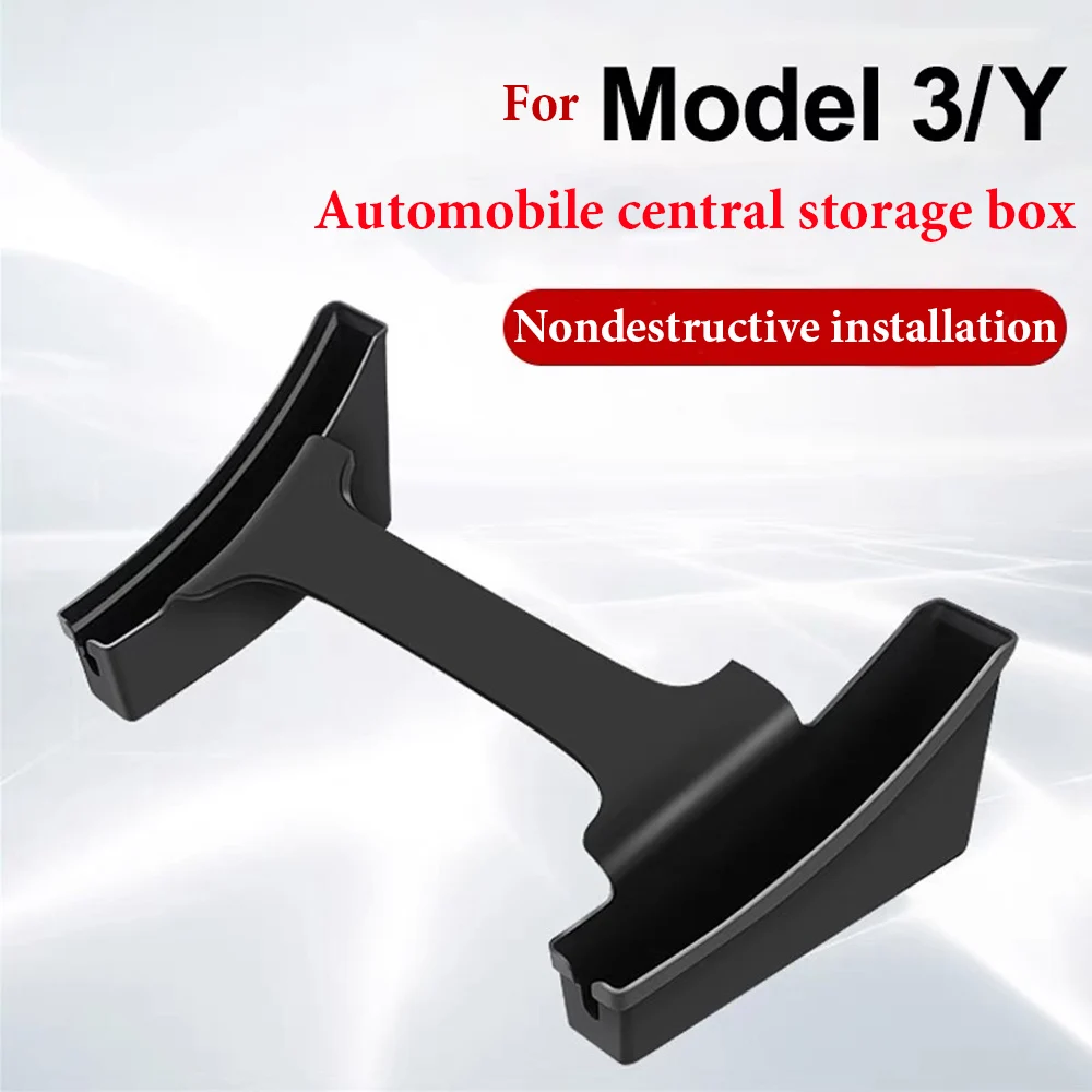

For Tesla Model 3/Y Central Control Storage Box On Both Sides To Store Saddle Box Refitted Parts, Auto Parts And Interior