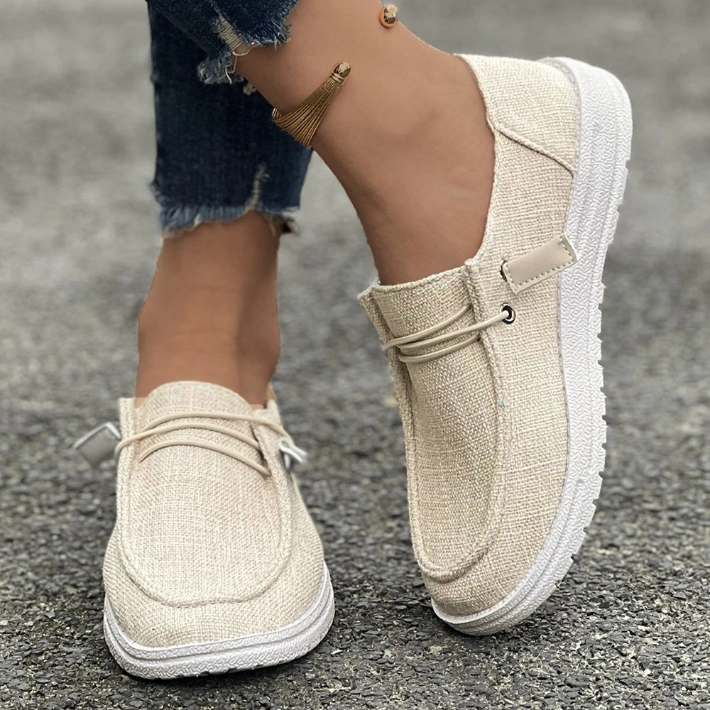 SHLIANG Damen Canvas Atmungsaktive Mode Vulkanisierte Sportschuhe Frau Casual Flache Schuhe Weibliche Leichte Wanderschuhe SB168_voghion.com