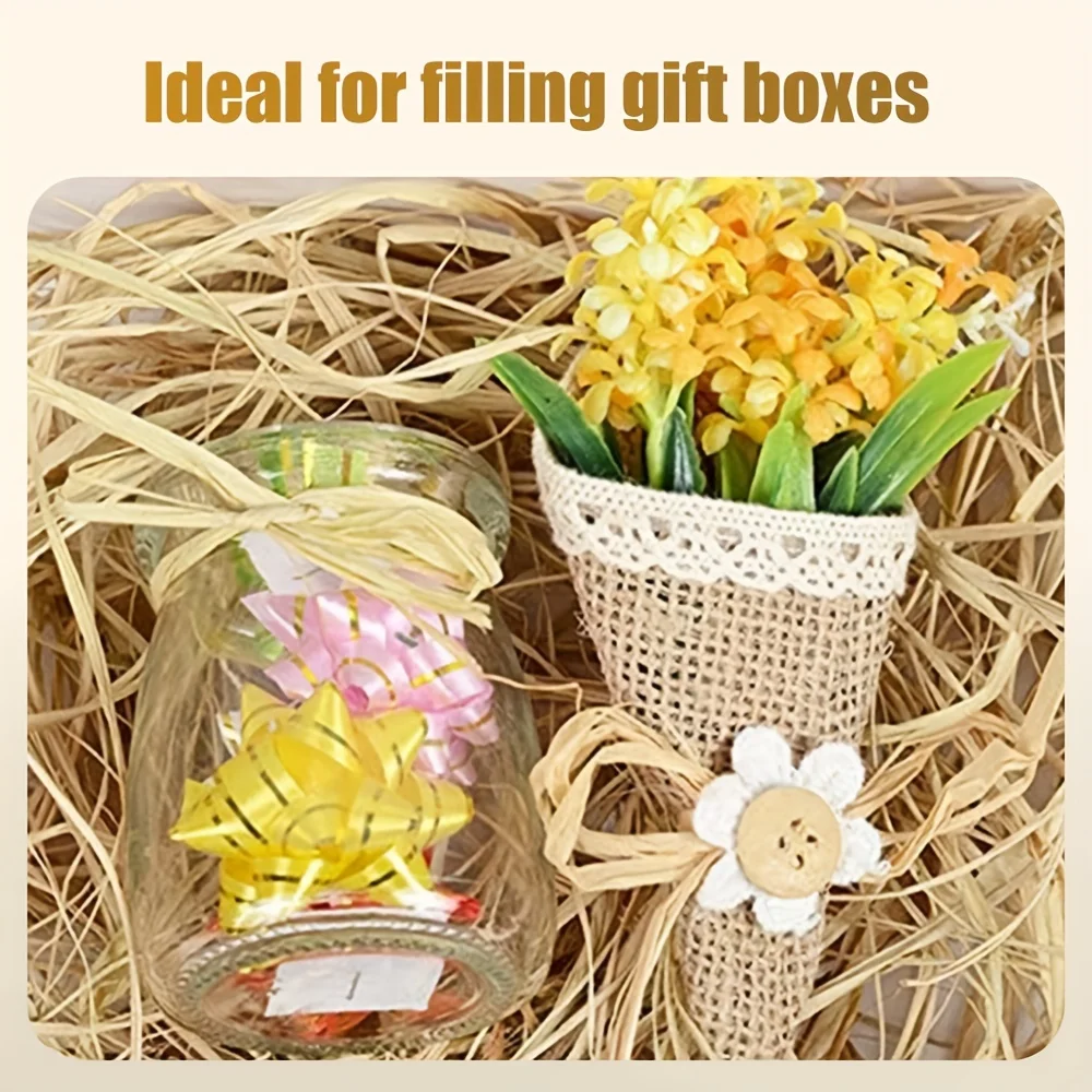 Natural Raffia Ribbon 100g For Florist Bouquest Decoration Crafts