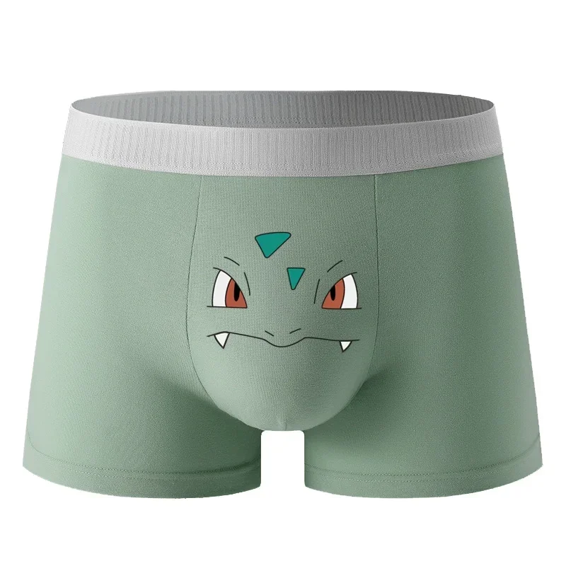 Ropa interior de Pokemon para hombre Bulbasaur Squirtle Gengar
