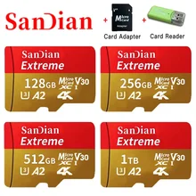 100% 오리지널 마이크로 카드, 클래스 10 TF SD 카드, 최대 30 MB/s 메모리 카드, 휴대폰 태블릿 플래시 카드, 1TB, 256GB, 512GB, 128GB