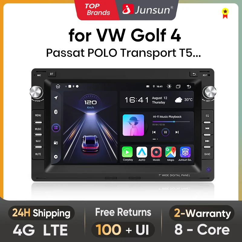 Junsun Carplay Android Autoradio f r VW Golf 4 Passat Polo Transport T5 junsun-carplay-android-autoradio-f-r-vw-golf-4-passat-polo-transport-t5