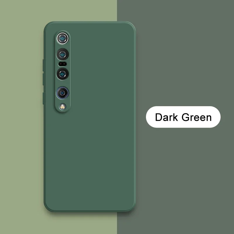 Enhanced Shockproof Silicone Square Liquid Phone Case