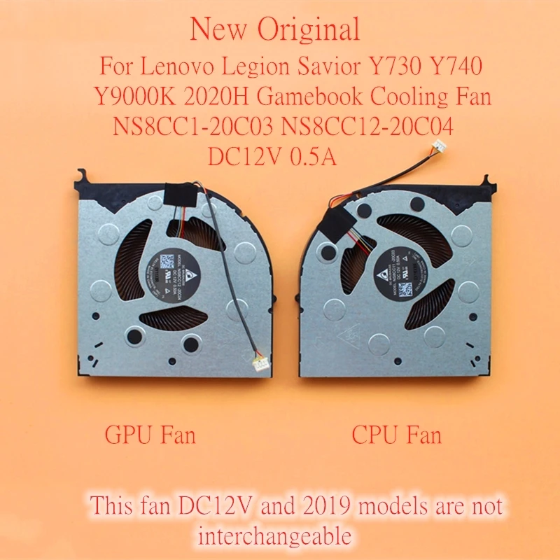 

Новый оригинальный охлаждающий вентилятор для процессора ноутбука Lenovo Легион спасательный Y730 Y740 Y9000K 2020H