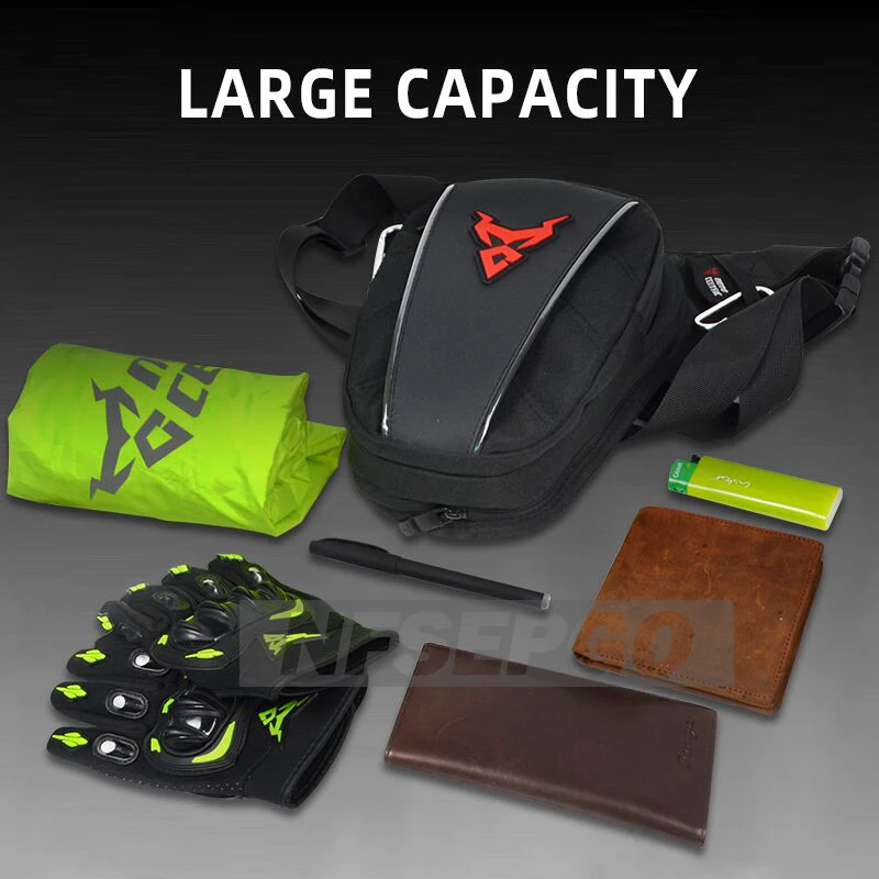 Motorcycle Drop Waist Leg Bag Thigh Belt Hip Bum Waterproof Motorbike Tactical Travel Cell/ Mobile Phone Purse Fanny Pack Bags 5