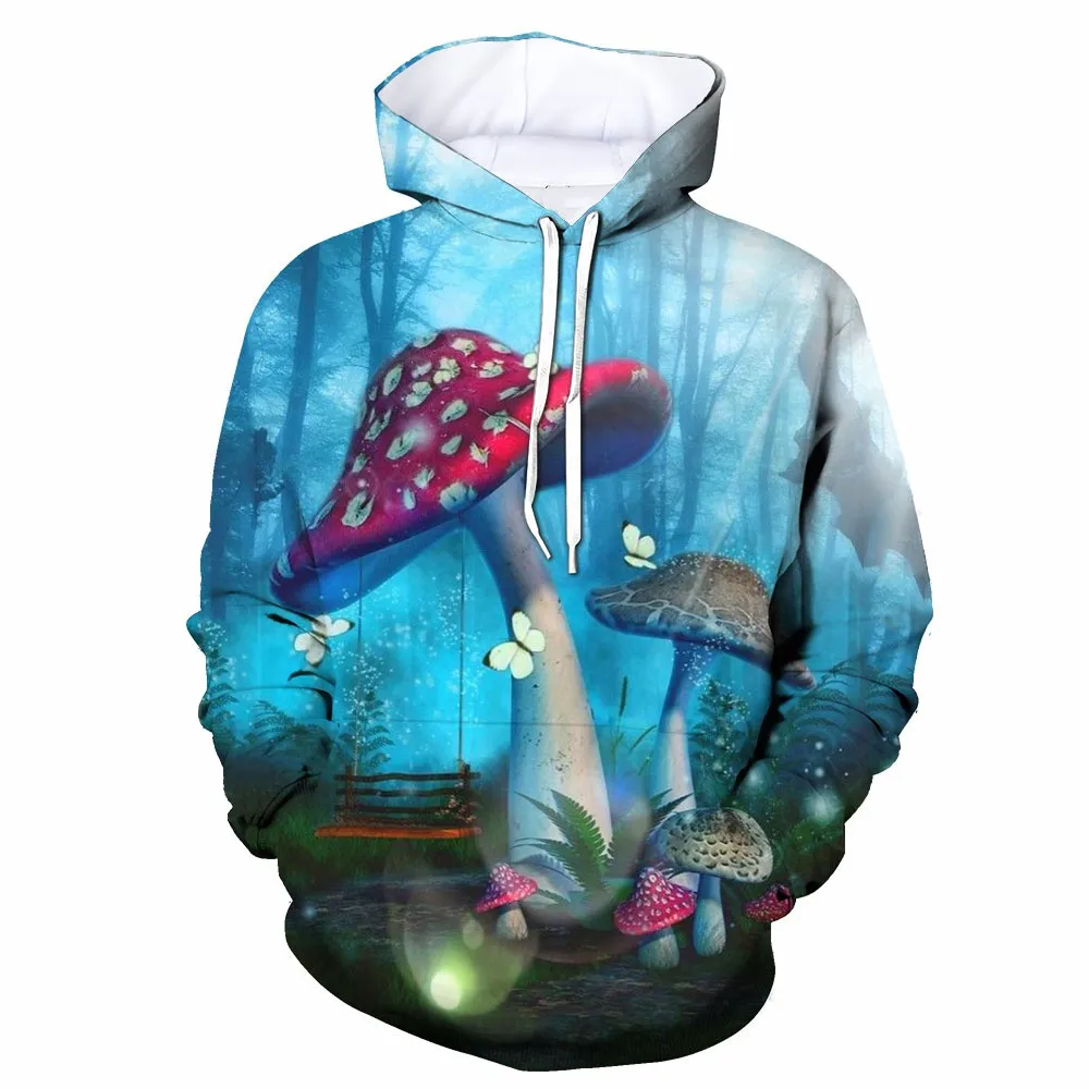 

Newest Harajuku Style Mushroom 3D Print Men Women Hoodies Casual Sweatshirts Hoodies Size XXS-4XL