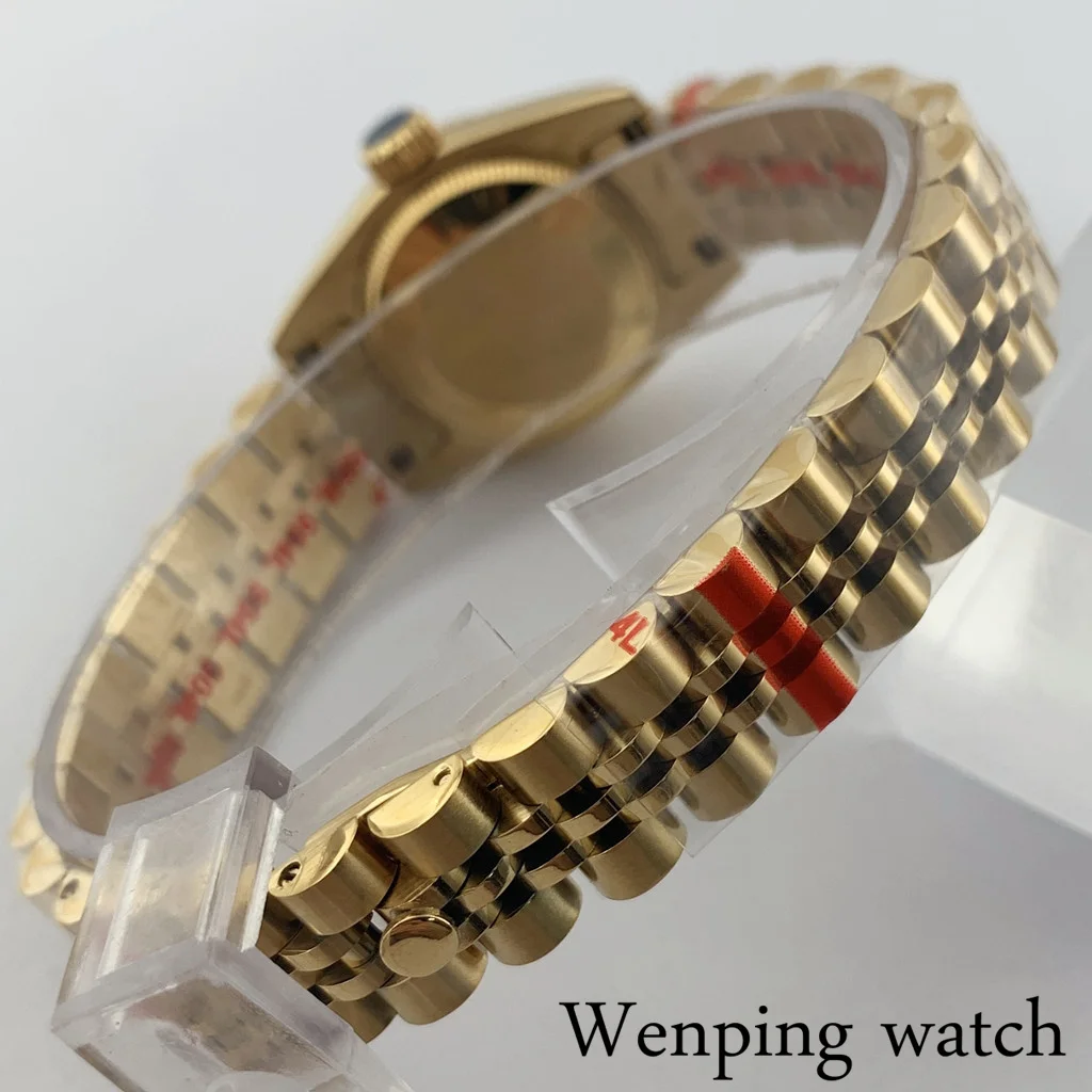 Neue Original 26mm Uhr Fall Silber Rose Gold Sapphire Glas Edelstahl Fit NH05 NH06A Automatische Bewegung Zubehör Teile – Detail 10