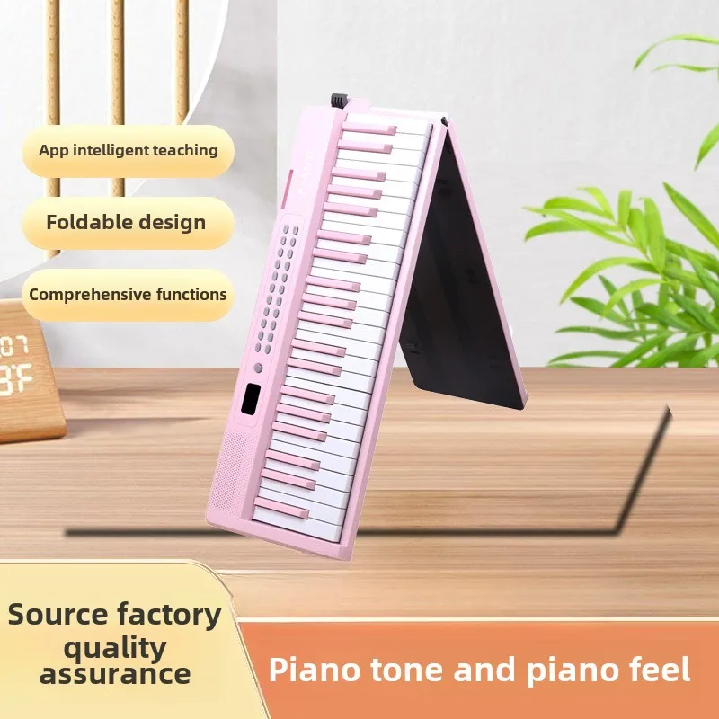 Colorful Folding Piano 61 Key 88 Key Beginner Digital Keyboard Smart Home Practice Electronic Piano