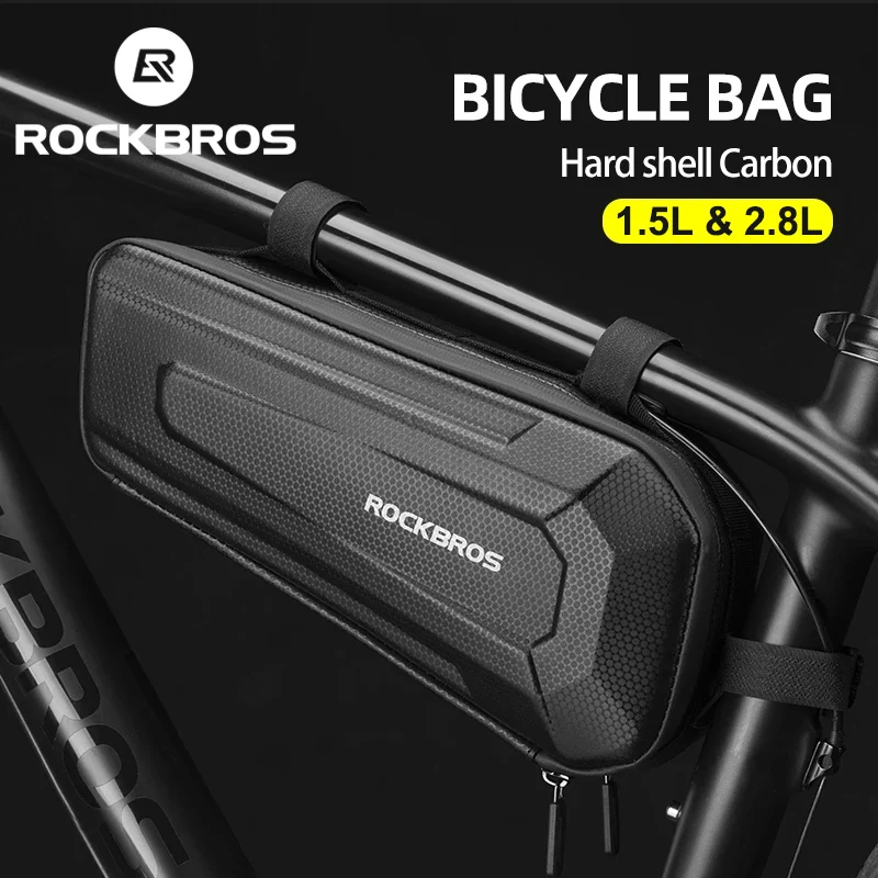 

ROCKBROS Large Capacity Bicycle Bag Rainproof MTB Road Bike Frame Bag Triangle Pouch Waterproof Caulking Bag Pannier Accessories