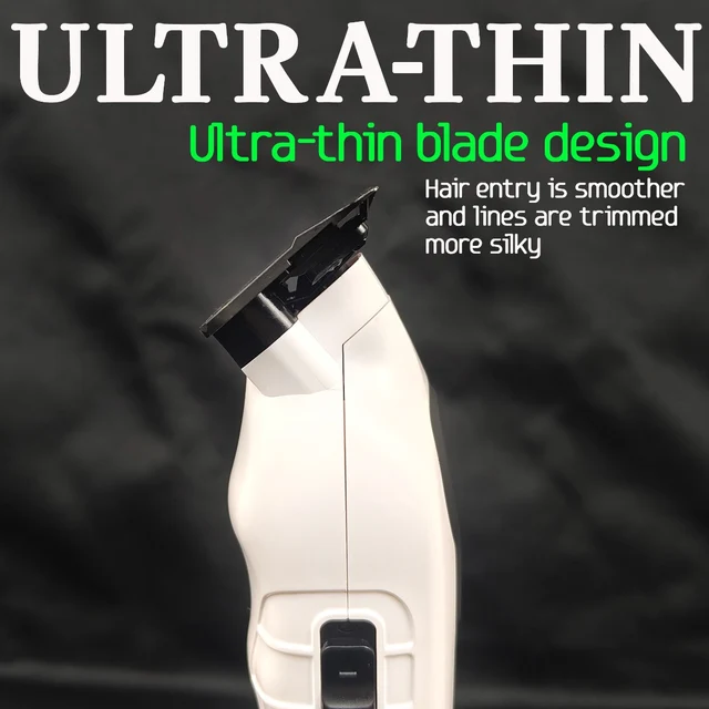 BRDCLIP  X Series White FA1T 7700RPM Professional Electric Hair Trimmer Hair Clipper For man carving DLC Blade Barber Shop Tool