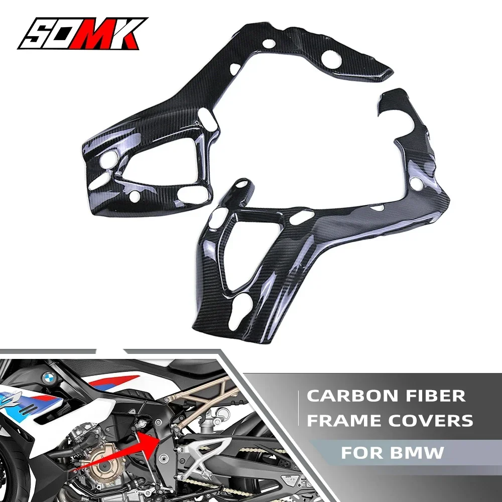 

Motorcycle Carbon Fiber Frame Covers Protector For BMW S1000R S1000RR 2019-2022 M1000R 2023 Motocross Fairing Kits S1000 R/RR