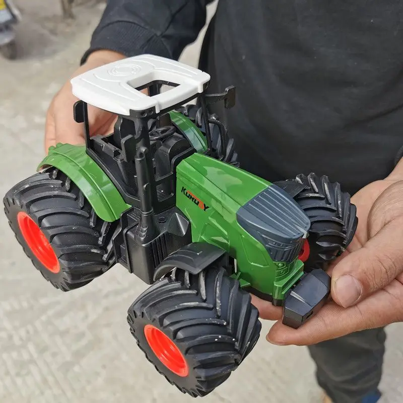 لعبة جرار سيارة نموذج مقطورة وملحقاتها محاكاة سيار...