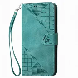 Charming Butterfly Leather Wallet Phone Case with Card Slots for Poco C3 (Light Blue NH)