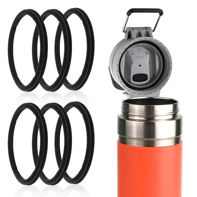 Prevent Leaks Water Bottle Gasket Durable Heat Resistant Bottle Sealing Ring BPA Free Seal Lid Gasket for Stanley Quick FLIP GO 2