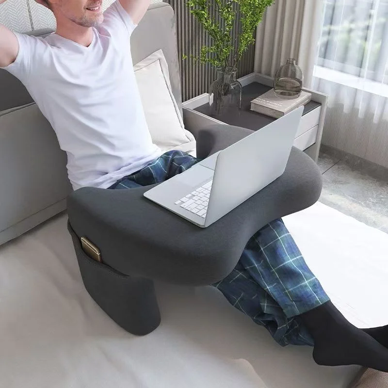 Memory Foam Pillow For Bed Reading Gaming Office Ergonomic Support Portable Knee Travel Pillow Adjustable Height Anti-Snoring 5