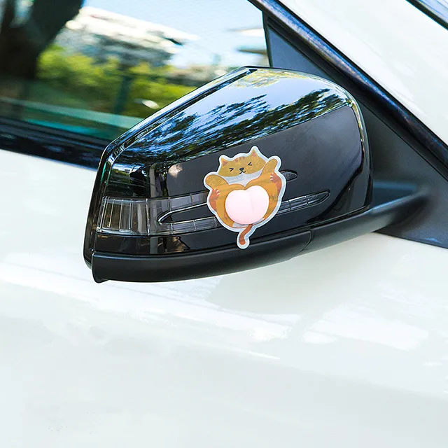 Cute Kawaii Cute Peach Ass Squeeze Fingertip Toy DIY Bumper Anti-collision Sticker Squeeze Elastic Decompression Children's Toy 3