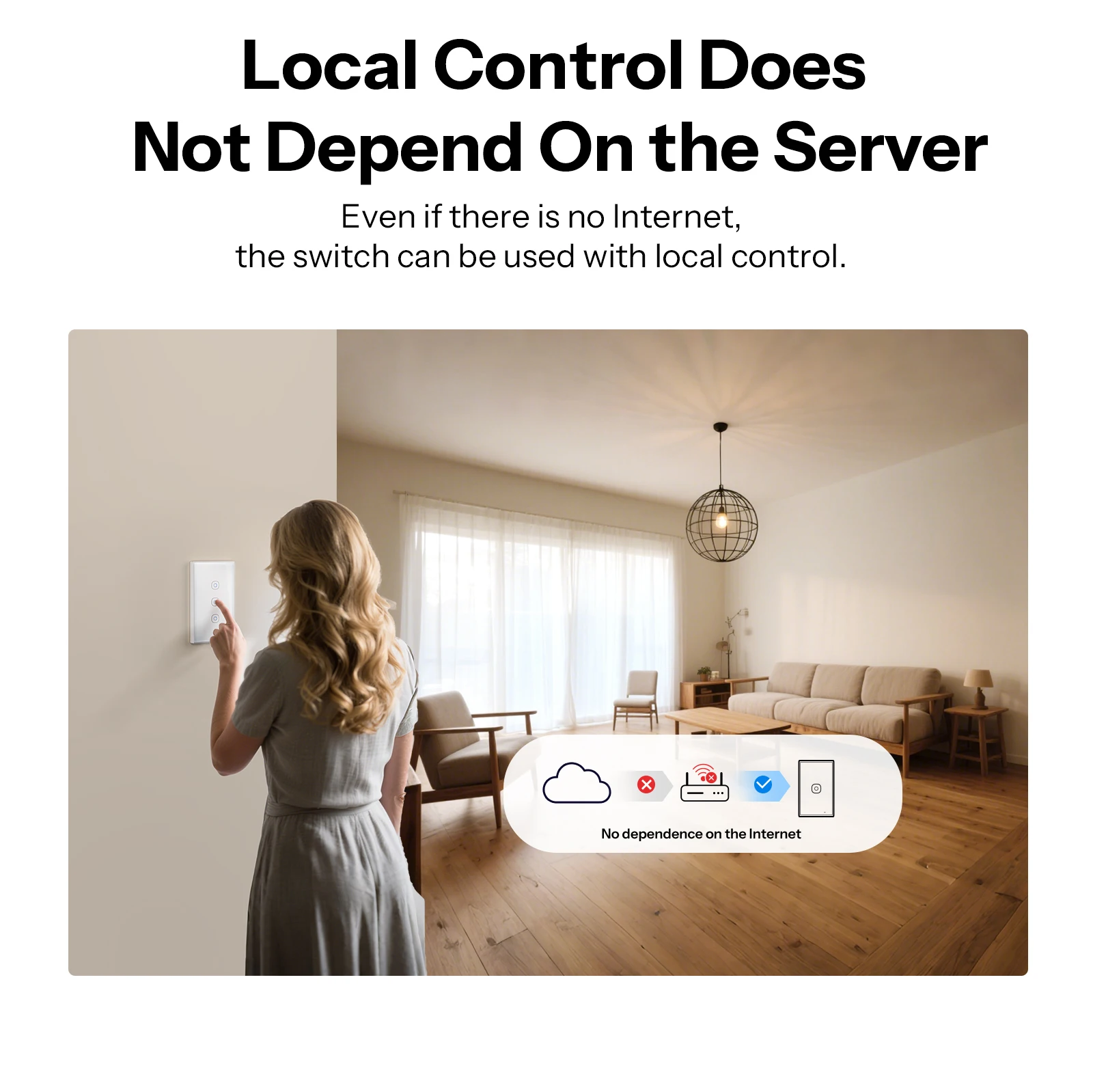 SONOFF TX Gen2 US 스마트 터치 벽 스위치 T6 120 매터 분리형 릴레이 조절 가능한 야간 스위치 로케이터 애플 에코시스템 호환