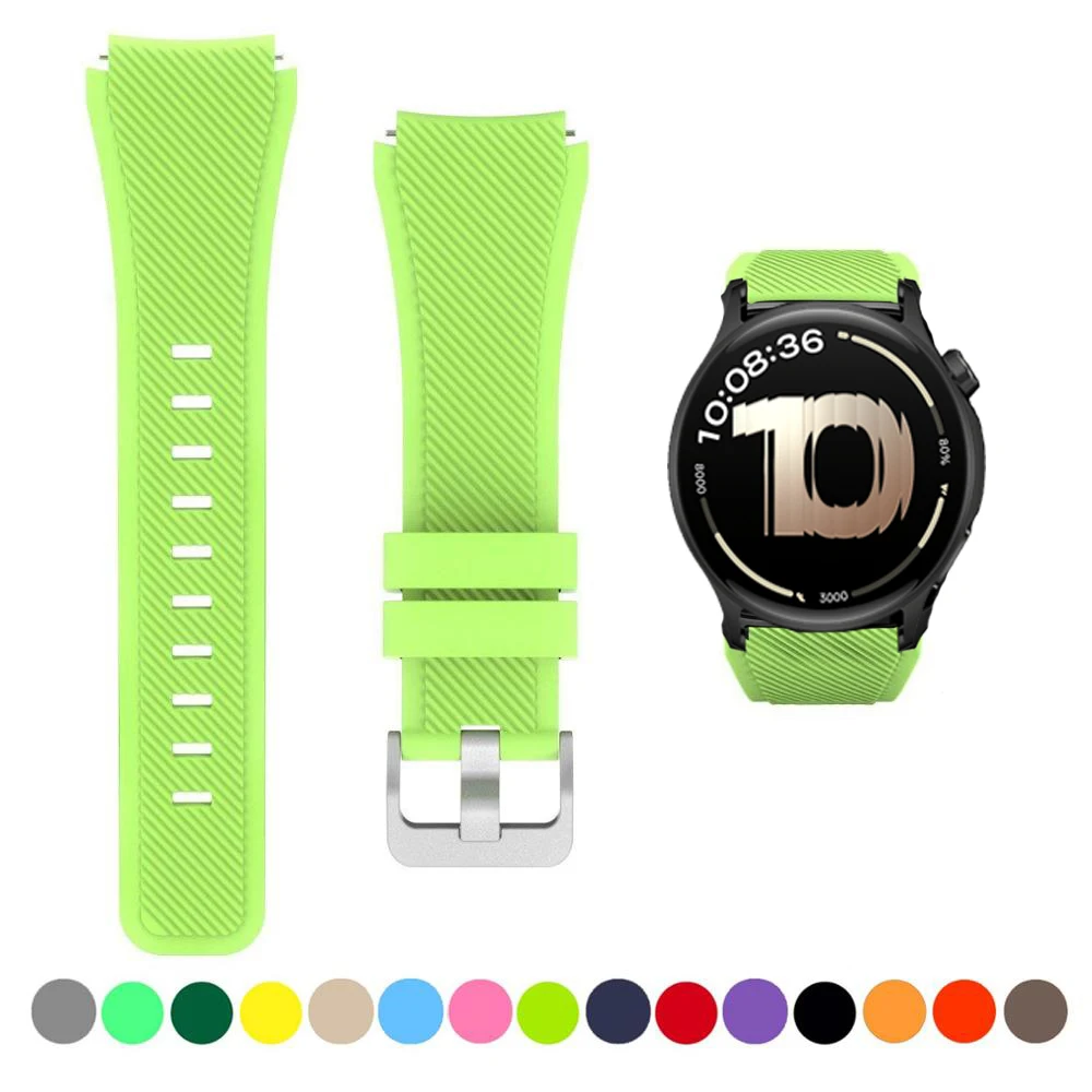 Sport Silicone Bracelet Band for OnePlus Watch - 22mm Watch Strap Accessory, Compatible with OnePlus Watch Series