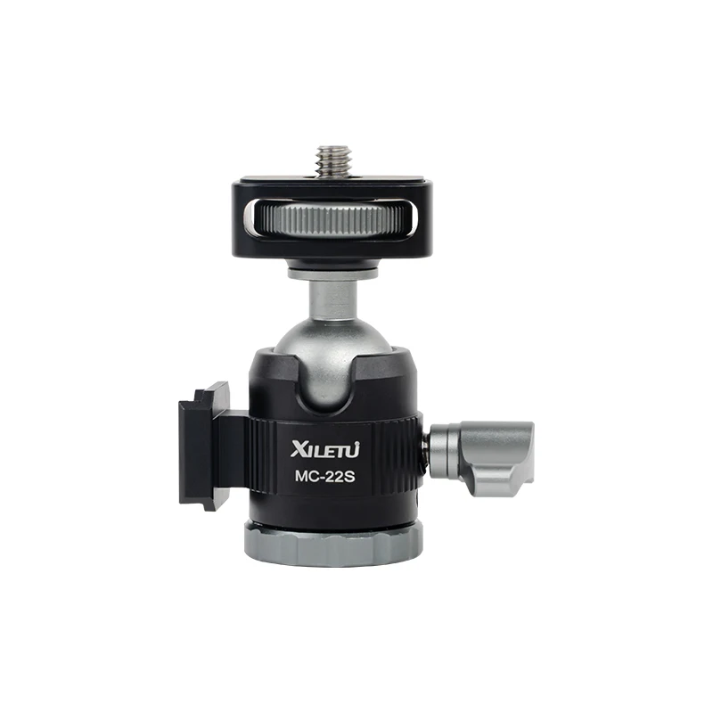 Cold Shoe and Tripod Ball Head For Camera Photography