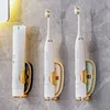 1Pcs Traceless Toothbrush Holder Bath Wall-Mounted Electric Adults Toothbrush Stand Rack Organizer Hanger Bathroom Accessories 1