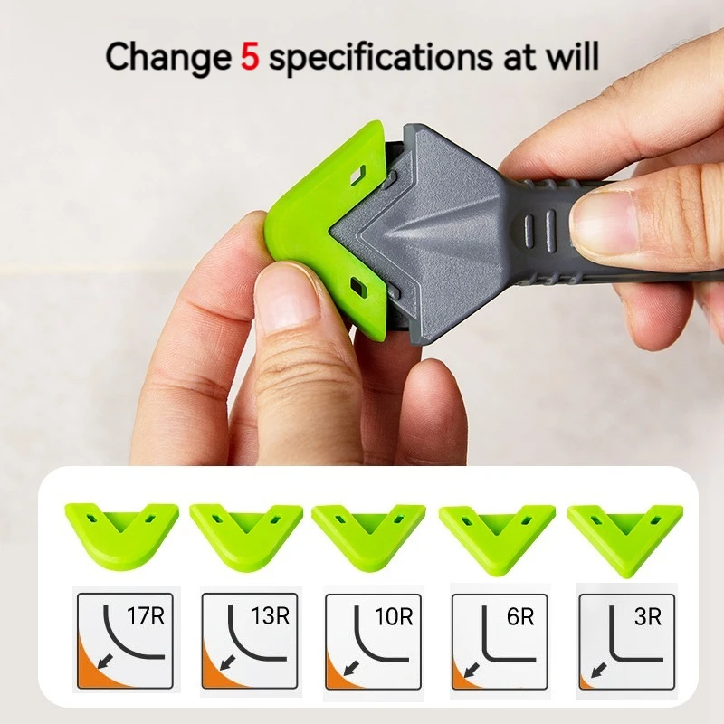 3/5 In 1 Silicone Scraper Sealant Smooth Remover Tool Set Caulking Finisher Smooth Grout Kit Floor Mould Removal Hand Tools